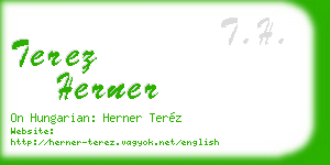 terez herner business card